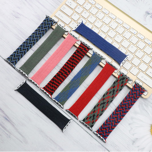 Braided Solo Loop Strap For Watch Band 42mm 38mm Bracelet Belt Strap for Watch 6 5 4 SE 44mm 40mm Fabric Bands