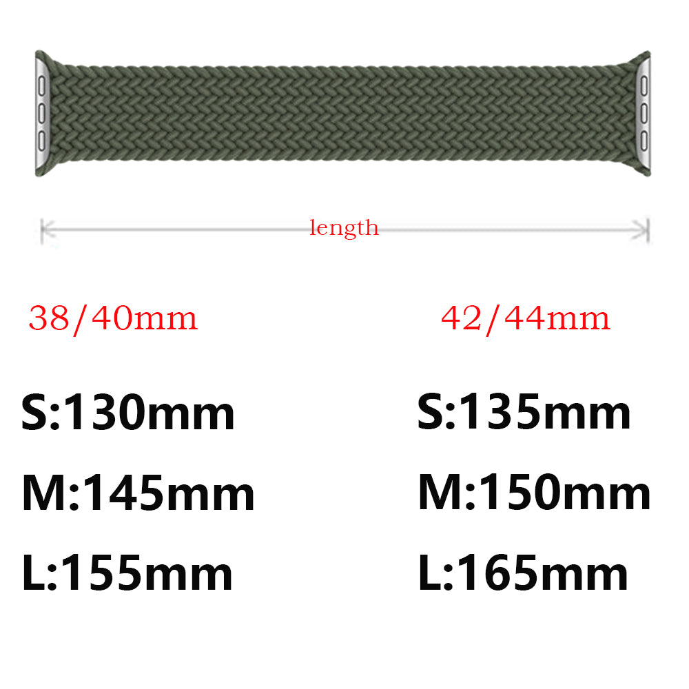 Braided Solo Loop Strap For Watch Band 42mm 38mm Bracelet Belt Strap for Watch 6 5 4 SE 44mm 40mm Fabric Bands