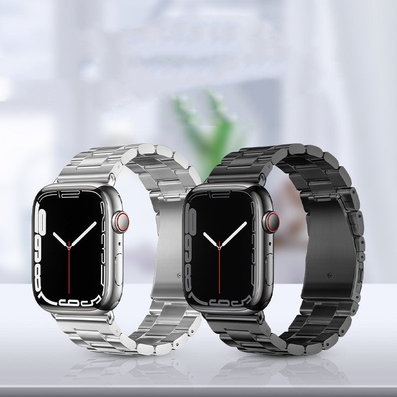 Three Stainless Steel Metal Watch Bands
